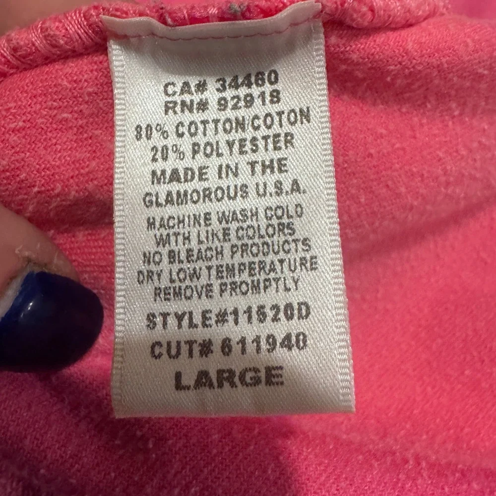 Vintage Juicy Couture Pink Velour Zip Up Hoodie Y2K Cropped Jacket Large '02-'05 - Picture 4 of 10